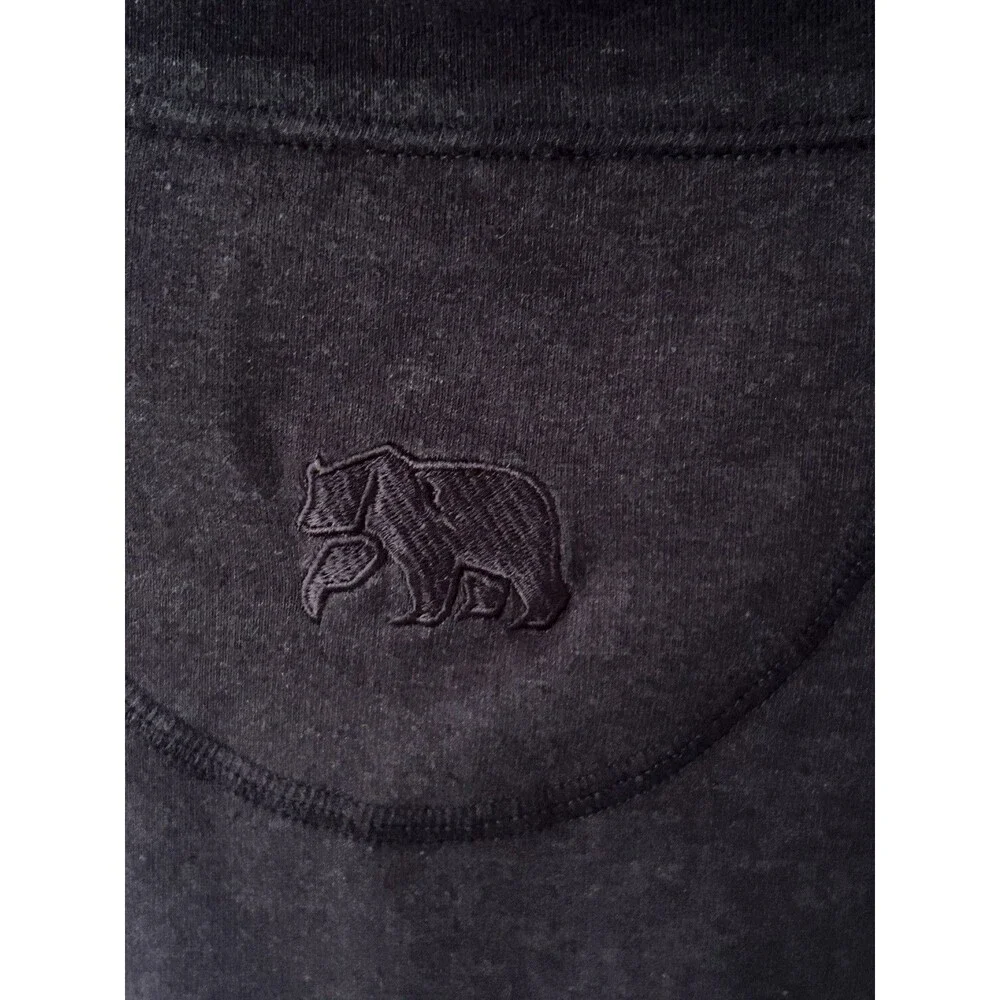 The Normal Brand Quarter Zip Pullover Blue Size Medium Men's Preppy Academia